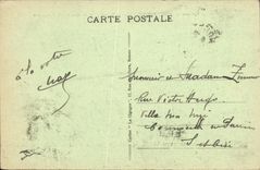 POSTAL Bonsecours de la VENDIMIA la tranvia de Bonsecours y de Fuaiculaire