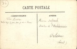 POSTAL Bonsecours de la VENDIMIA el monumento del arco de Jeanne D y del Seine