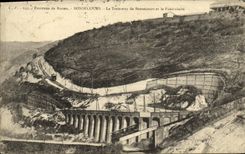 VINTAGE POSTCARD Bonsecours the Tram of Bonsecours and the Funicular Surroundings of Rouen