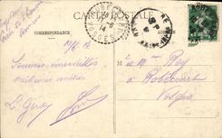 POSTAL Bonsecours de la VENDIMIA la tranvia de Bonsecours y los alrededores funiculares de Ruan