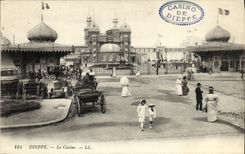 POSTAL Dieppe de la VENDIMIA los ninos del casino