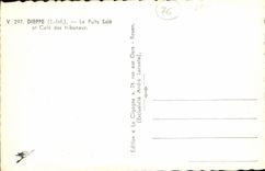 POSTAL MODERNA Dieppe el pozo y el cafe sucios de las cortes