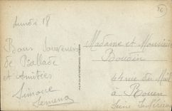 La POSTAL Dieppe de la VENDIMIA la playa y les Bains tiene alta marea