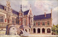 VINTAGE POSTCARD Benedictine has Fecamp Cour D honor L oratorical and the portery