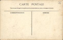 El benedictino de la POSTAL de la VENDIMIA tiene el honor L de Fecamp Cour D oratorio y el portery