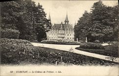 VINTAGE POSTCARD Etretat the Castle of Frefosse