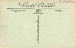 VINTAGE POSTCARD Etretat the Castle of Frefosse