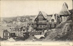VINTAGE POSTCARD Etretat View taken of Cliff