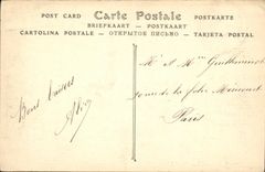 VINTAGE POSTCARD Trouville on Sea the walk