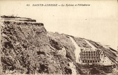 VINTAGE POSTCARD Sainte Address the Cliff and L Hotel trade