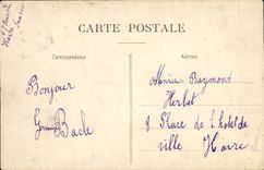 VINTAGE POSTCARD Sainte Address Nice Native of Le Havre the palate of the regattas and the palate commercial