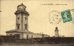 VINTAGE POSTCARD Sainte Address Lighthouses of Heve