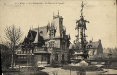 CPA Fecamp La Benedictine Le Puits et le Square 