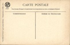 POSTAL Fecamp de la VENDIMIA lanzado y dimensiones de la virgen