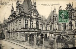 CPA Fecamp La Benedictine Vue sur la rue 