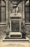 CPA La Benedictine a Fecamp Monument des Morts au Chmap d Honner