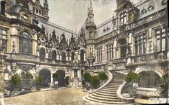 CPA Fecamp La Benedictine La Cour d Honneur 