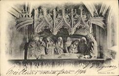 CPA Eu Eglise Saint Laurent Ensevilissement du Christ