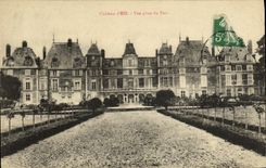 CPA Chateau d Eu Vue Prise du Parc 