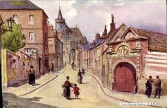 CPA Eu Vieille porte des Ursulines 