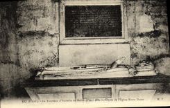 CPA Eu Le Tombeau d Ysabelle de Melun dans la crypte de l eglise Notre Dame