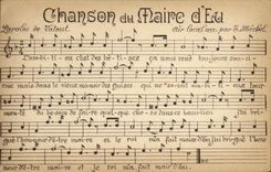 CPA Chanson du Maire d Eu
