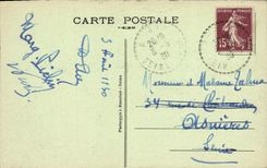 VINTAGE POSTCARD Mesnieres Castle of Holy Instiution Joseph Frontage of the chaetau