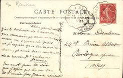 VINTAGE POSTCARD Holy Riquier Seminar and Eglise