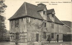 VINTAGE POSTCARD Corneille Small Crowns Stone built house Croneille View