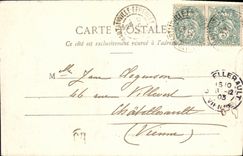 VINTAGE POSTCARD Neuville Field D Oisel the Castle