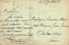 VINTAGE POSTCARD Treport the martyrdom and cliffs in the twilight