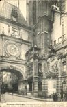VINTAGE POSTCARD Large Rouen Clock
