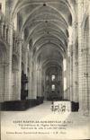 VINTAGE POSTCARD Holy Martin De Boscherville Seen Interior of L Church