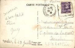 VINTAGE POSTCARD Weak Roses the Beach and the Cliff