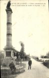 VINTAGE POSTCARD the Valley Of Sainte Cuts Column Commemorative of the return of Helene of the cendresd E Napoleon