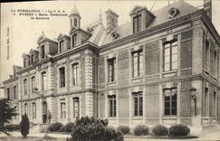 VINTAGE POSTCARD Yvetot School Boarding school Of Boys