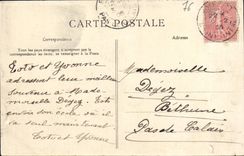 VINTAGE POSTCARD Yvetot School Boarding school Of Boys