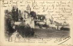 VINTAGE POSTCARD Graville Sainte Honorine Old Abbey