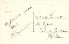 Dun de la fuente de la POSTAL de la VENDIMIA el lugar del mercado