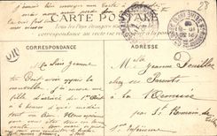 VINTAGE POSTCARD Surroundings Of Saint Romain Gommerville L Avenue