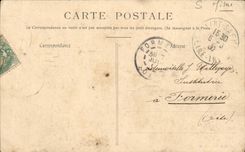 VINTAGE POSTCARD Holy Saens L Church