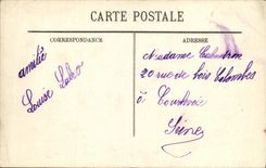 Panorama de los mares de Treport de la POSTAL de la VENDIMIA