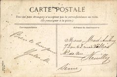 VINTAGE POSTCARD Treport the Beach and the City has Vol D bird