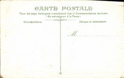 POSTAL Treport de la VENDIMIA el Francois Quay 1r o de L de la iglesia barco de Jacques Saint