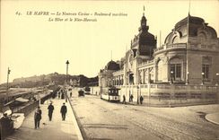 CPA Le Havre Le Nouveau Casino Boulevard maritime La Heve et le Nice Havrais