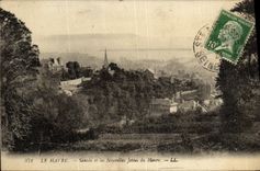 POSTAL Souvic Le Havre de la VENDIMIA y embarcaderos de los novuelles de Le Havre