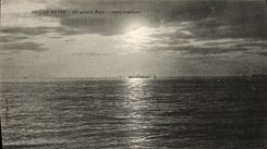 POSTAL Le Havre de la VENDIMIA en sol de ajuste grande de los caminos