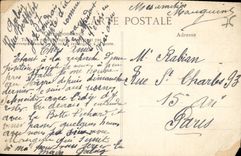 Bote salvavidas de Le Havre de la POSTAL de la VENDIMIA en barco del peligro