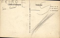 Monumento de Le Havre de la POSTAL de la VENDIMIA del reconocimiento belga y el bulevar de Estrasburgo