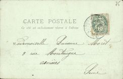 VINTAGE POSTCARD Le Havre the Exit of the Deck chair Boat Brittany